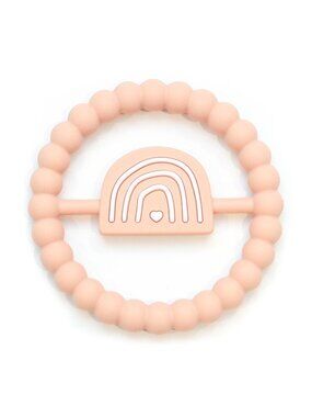 Rainbow Ring Teether NEW Pink Teething Toy Baby Infant